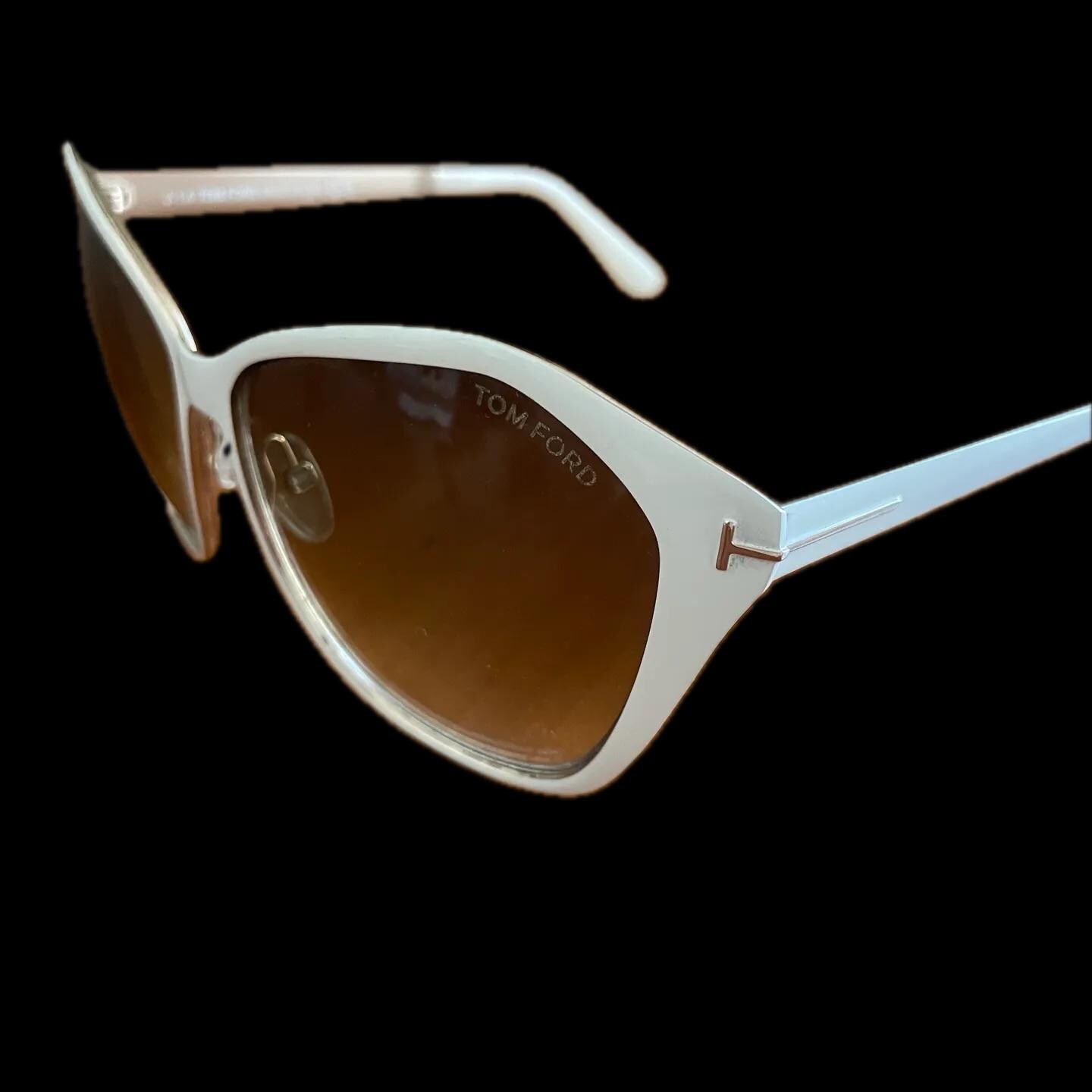 Tom Ford Made in Italy Sunglasses Lena Black Metal Tom Ford Lena Black Metal Oversized Sunglasses TF391 58-13 140 main image 2