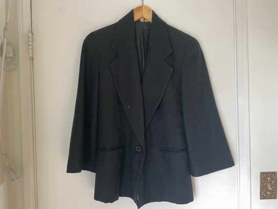 Perry Ellis vintage designer blazer suit jacket 1… - image 1