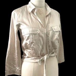 Cream Ecru Silk Top - Etsy