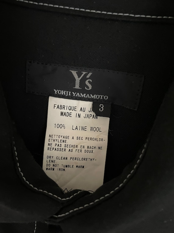 Vintage Y's Yohji Yamamoto structured long sleeve… - image 5