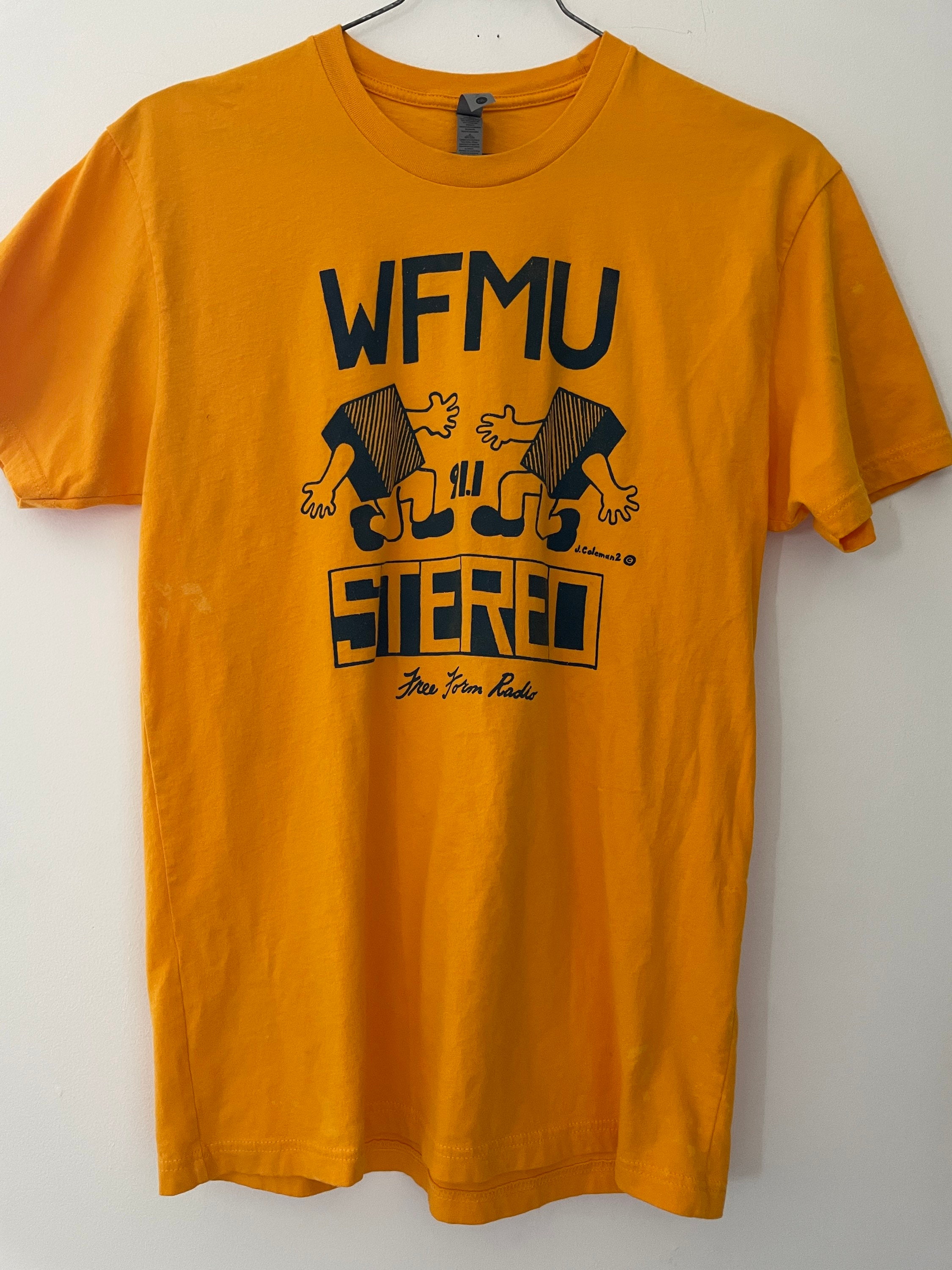 WFMU Stereo T Shirt 91.9 New York Jersey City Historic 