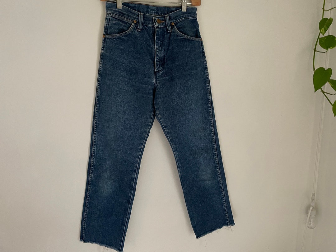 Vintage Wranglers 1970s 1980s Classic Denim Blue Jeans Boot - Etsy