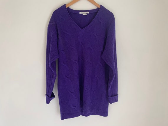 Iconic vintage Limited angora sweater made in Hon… - image 1