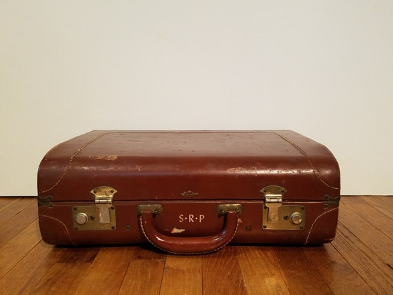 Ultra Rare Vintage 1950's LOUIS VUITTON LV Monogram Luggage Tag