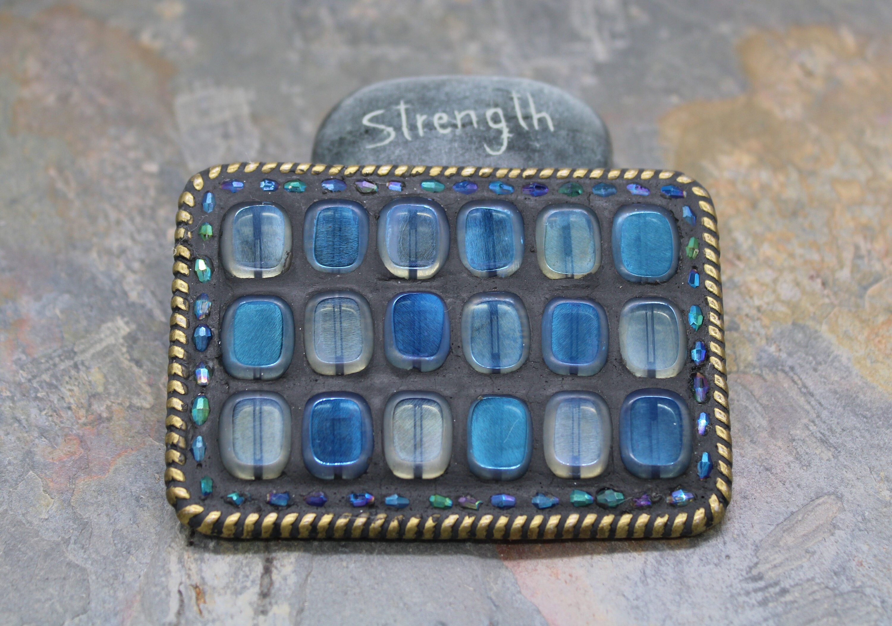 Blue Belt Buckle Handmade Belt Buckle Belt Buckle Mosaic Etsy New Zealand