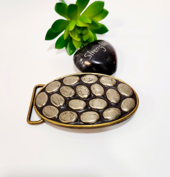 Oval Gemstone Belt Buckle Gemstone Belt Buckle | One of a Kind Buckle | Gemstone  main image 3