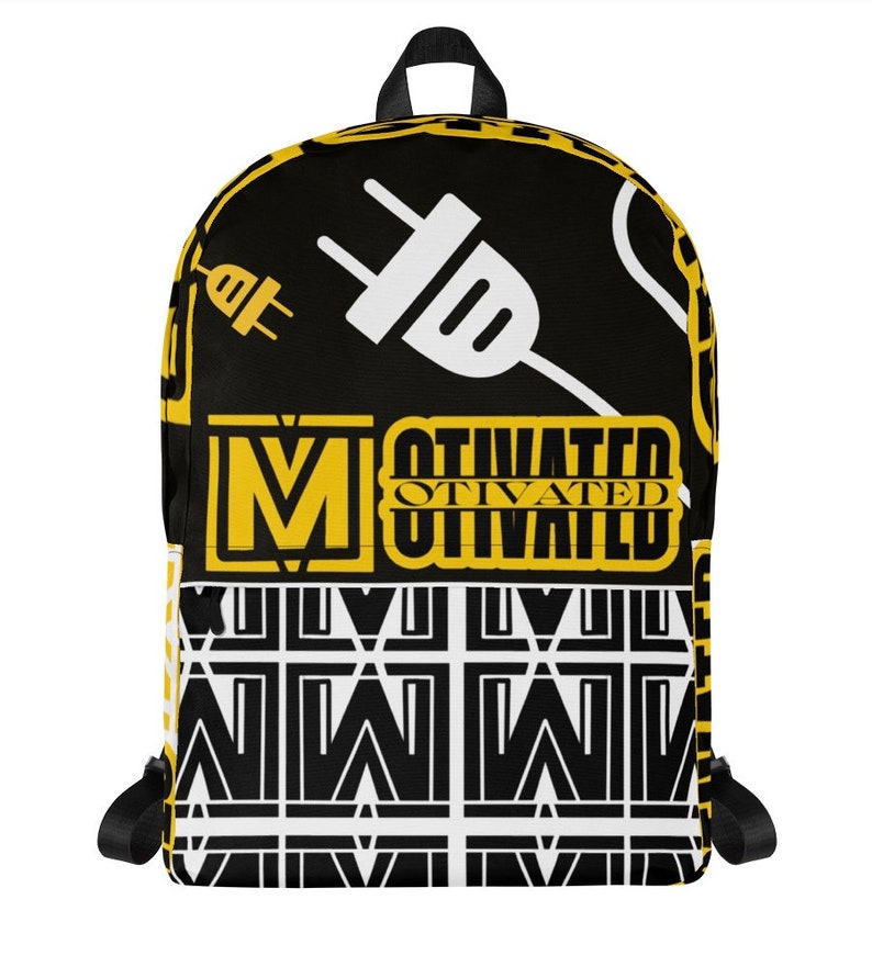 Polyester-Rucksack: Wasserabweisende Laptoptasche Bild 1