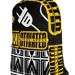 Polyester-Rucksack: Wasserabweisende Laptoptasche Bild 2