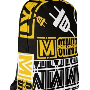 Polyester-Rucksack: Wasserabweisende Laptoptasche Bild 3