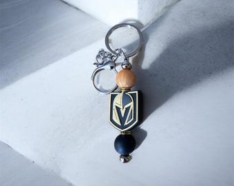 Hockey themed keychain
