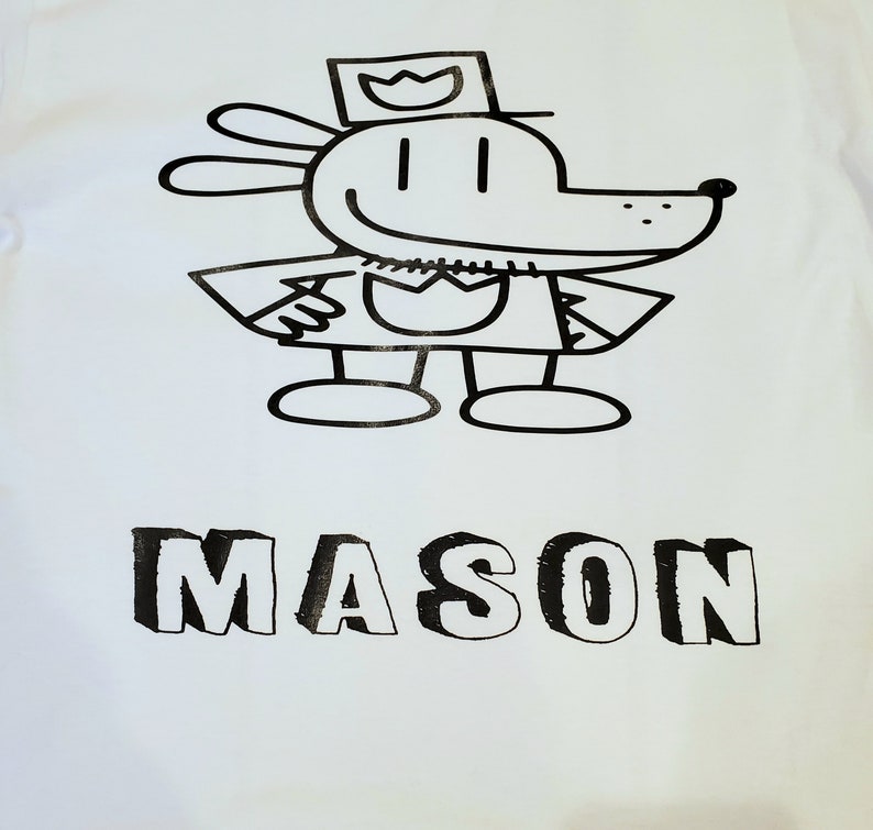 Dogman Inspired Coloring ShirtColor Page ShirtColoring | Etsy