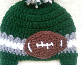 Crochet Philadelphia Eagles Hat