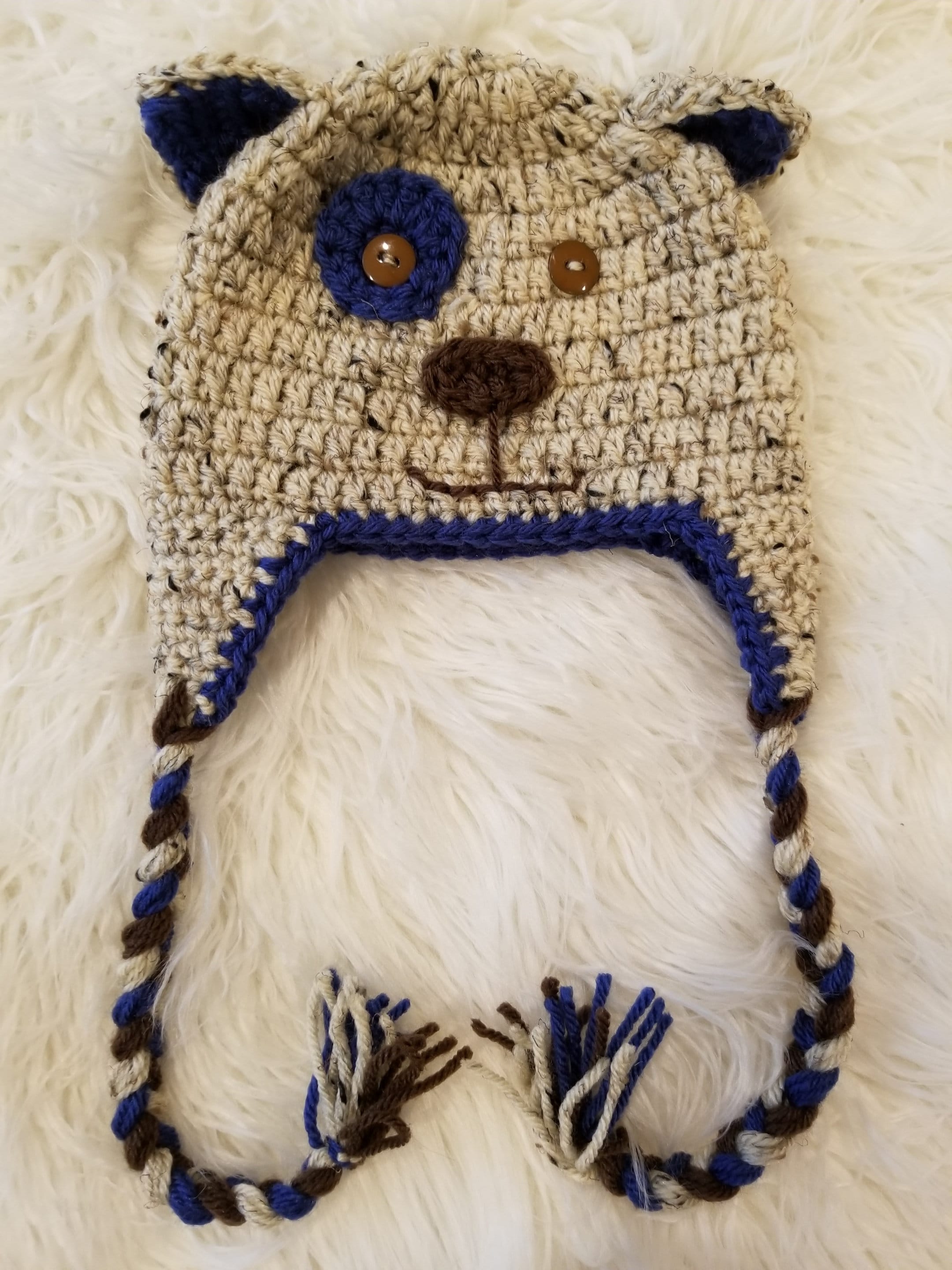 crochet puppy hat
