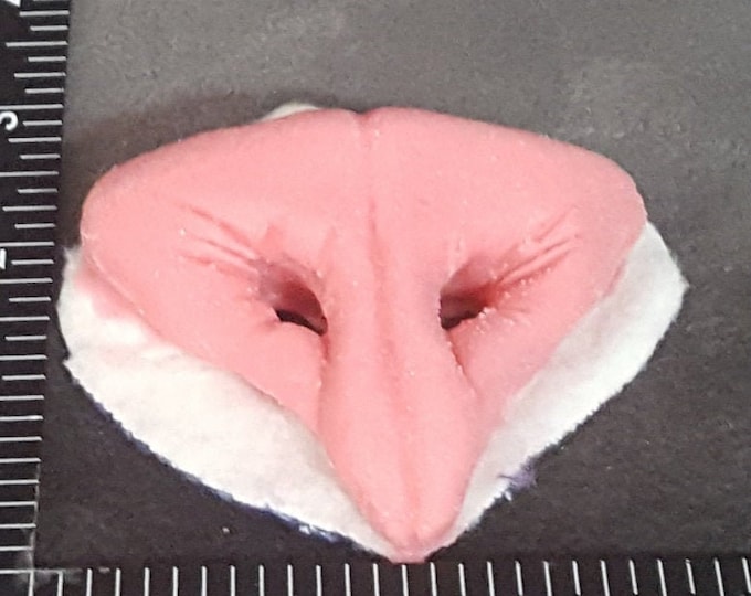 Silicone Rubber Fursuit Nose - Big Cat