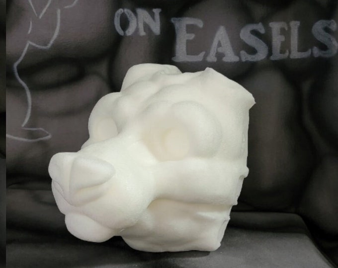 Darss Edar Foam Fursuit Headbase for DIY Custom Moving Jaw Fursuit Head Base Mascot Costume Cosplay Mask Furry Head NOT 3D Printed Fursuit