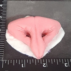 Silicone Rubber Fursuit Nose - Big Cat