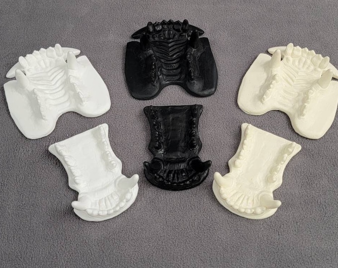 WoE Blank Wolf Jawset and Tongue Kit for DIY  Fursuit Cosplay Costume Making - Wolf Lycan Canine Dog Animal Teeth