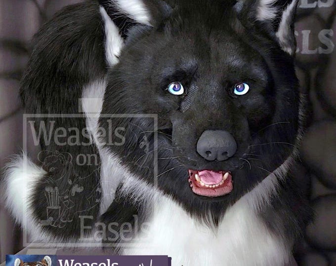 Realistic Wolf or Fox Costume Head - Made to Order