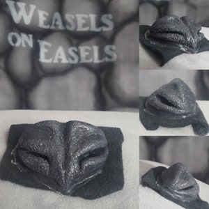 Silicone Rubber Fursuit Nose - Darss Edar - Badger Dragon Rubber Nose for Furry Costume Masks