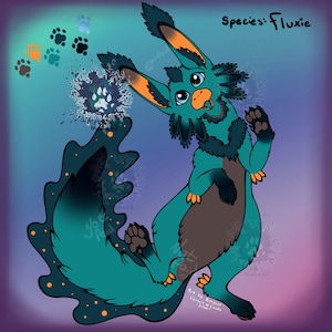 Digital Download - Ashaeda’s Critter Emporium Adopt - Perry Platypus Themed Fluxie