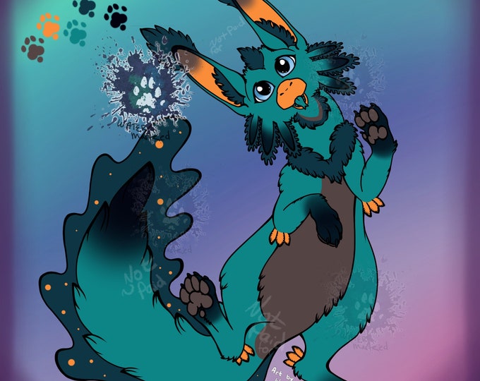 Digital Download - Ashaeda’s Critter Emporium Adopt - Perry Platypus Themed Fluxie
