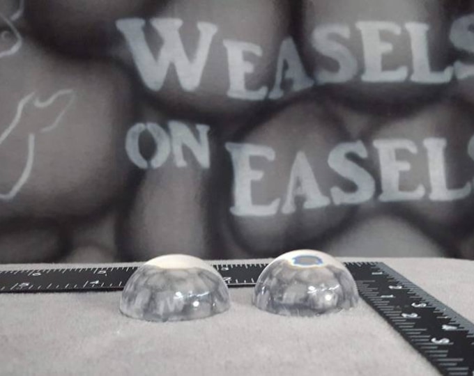 Acrylic Resin Half Dome Clear Cabochons for making Fursuit Taxidermy Mascot Costume Mask Eyes or Jewelry and beading findings
