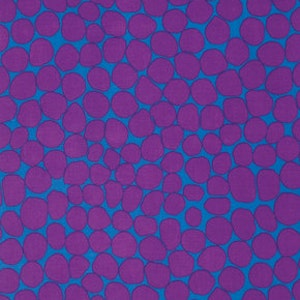 JUMBLE PURPLE BM053  Brandon Mably  Kaffe Fassett Collective  - Sold in 1/2 yd increments - Multiple units cut as one length