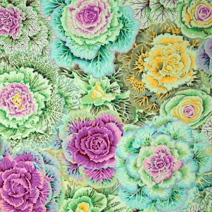 BRASSICA MOSS PJ51  Philip Jacobs Kaffe Fassett  - Sold in 1/2 yd increments - Multiple units cut as one length