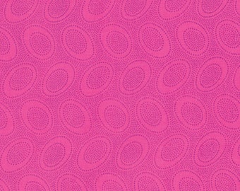 ABORIGINAL DOT GP71 SHOCKING Pink  gp071 Kaffe Fassett - Sold in 1/2 yd increments  - Multiple units cut as one length