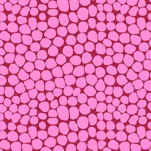 JUMBLE BUBBLEGUM pink PWBM053 - Brandon Mably Kaffe Fassett Collective  Sold in 1/2 yd increments