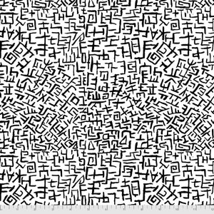 AMAZE WHITE - Brandon Mably Kaffe Fassett Collective - Sold in 1/2 yd increments  - Multiples cut continuous