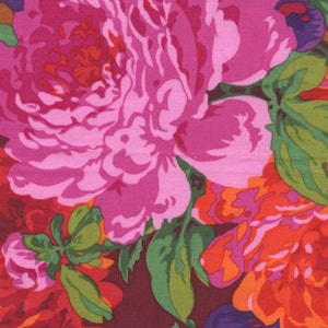 LUSCIOUS MAGENTA PJ11 Philip Jacobs Kaffe Fassett - Sold in 1/2 yd increments - Multiple units cut as one length