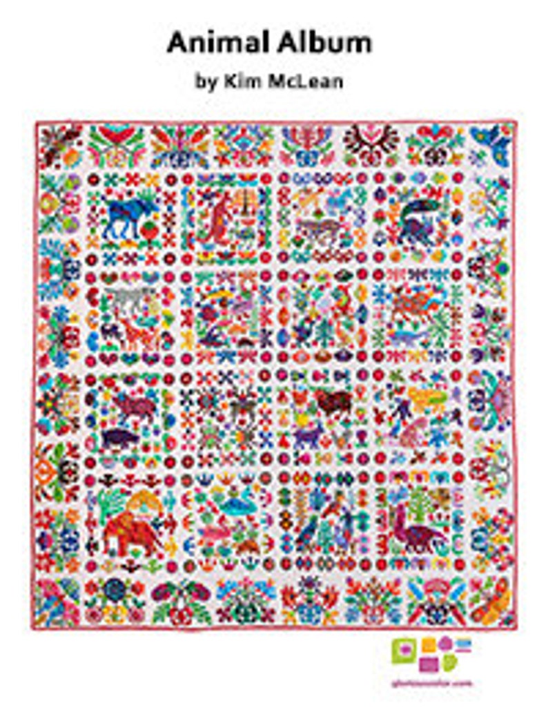 FLOWER POT Applique Quilt Pattern by Kim McLean