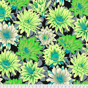 CACTUS FLOWER Contrast pwpj096 Philip Jacobs Kaffe Fassett Collective Sold in 1/2 yd increments - Multiples cut continuous