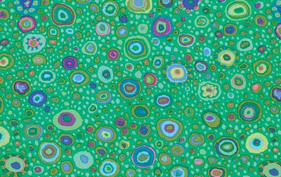 ROMAN GLASS EMERALD gp001 Kaffe Fassett  1/2 - Multiples cut as one l…