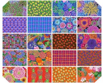5" CHARM PACK 42pc. Kaffe Collective August 2026 - Jewel FB6CPGP.AUG26JEWEL