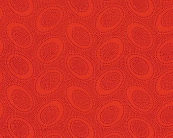 ABORIGINAL DOT GP71 Red GP71 Kaffe Fassett Collective - Sold in 1/2 yd increments  - Multiple units cut as one length