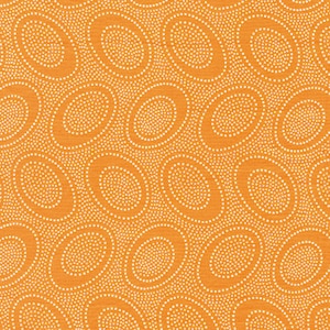 ABORIGINAL DOT GP71 Cantaloupe orange GP71 Kaffe Fassett Collectives  - Sold in 1/2 yd increments  - Multiple units cut as one length