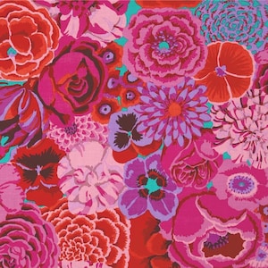 BEKAH MAGENTA GP69 Kaffe Fassett  - Sold in 1/2 yd increments - Multiple units cut as one length