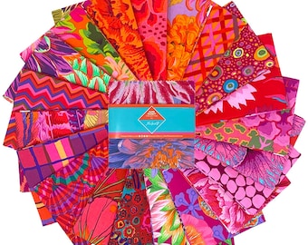 5" - 42Pcs- Classic Plus Charm Pack- Ruby Fb6Cpgp Kaffe Fassett Collective