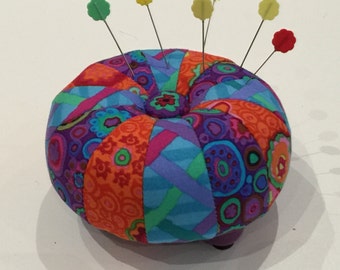 4" TUFFET PINCUSHION - Full Kit w/pattern by  Sew Colorful
