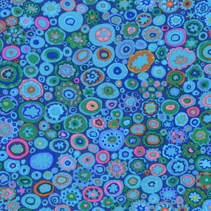 PAPERWEIGHT Teal GP20   Kaffe Fassett fabric Sold in 1/2 yard increments