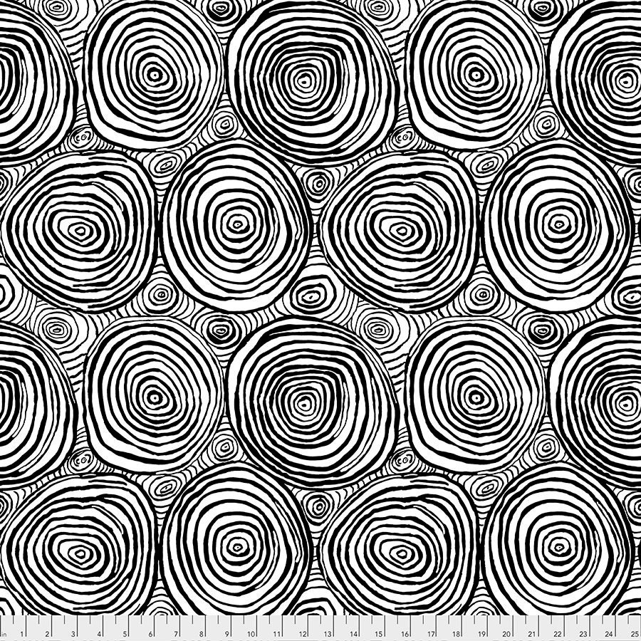 ONION RINGS BLACK pwbm73 Brandon Mably Kaffe Fassett Collective - Sol…