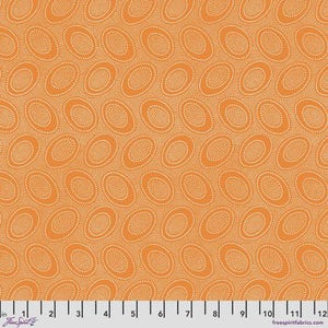 ABORIGINAL DOT GP71 Cantaloupe orange GP71 Kaffe Fassett Collectives  - Sold in 1/2 yd increments  - Multiple units cut as one length