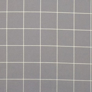 Grid Flannel Gray Grey - Kaffe Fassett Design Wall fabric - Sold in 1/2 yd increments - Multiple 1/2 yds cut continuous