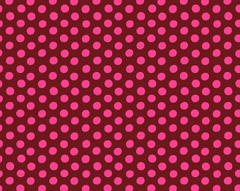 SPOT MERLOT Wine Pink GP70 Kaffe Fassett Collective - Sold in 1/2 yd increments - Multiple units cut as one length