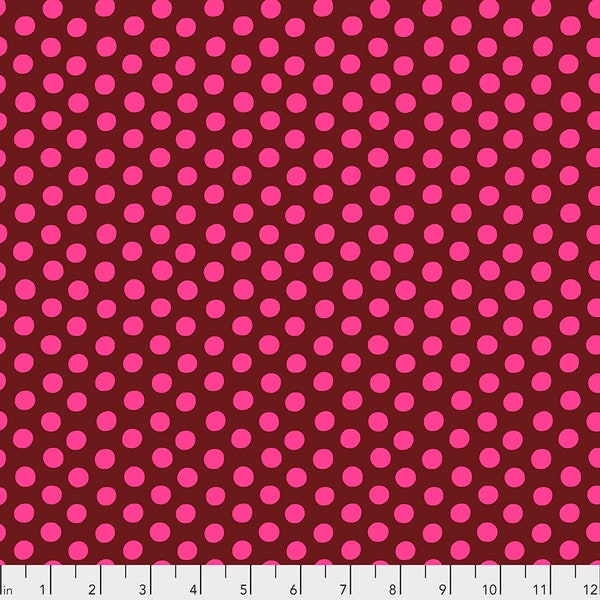 SPOT MERLOT Wine Pink GP70 Kaffe Fassett Collective - Sold in 1/2 yd increments - Multiple units cut as one length