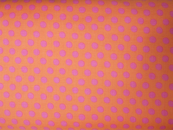 SPOT PEACH  GP70 Kaffe Fassett Collective - Sold in 1/2 yd increments - Multiple units cut as one length