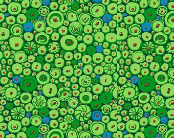 BUTTON MOSAIC GREEN PWGP182 Kaffe Fassett