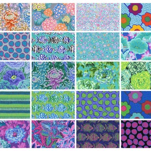 August 2025 Design Roll - 2.5&quot; 40Pcs - Cool Fb4Drgp Kaffe Fassett Collective